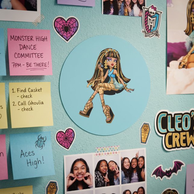 Pegatina Redonda Cleo Sticker (Subido por el creador)