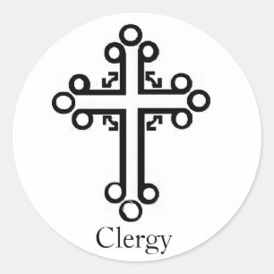 Pegatina Redonda Clergy Sticker