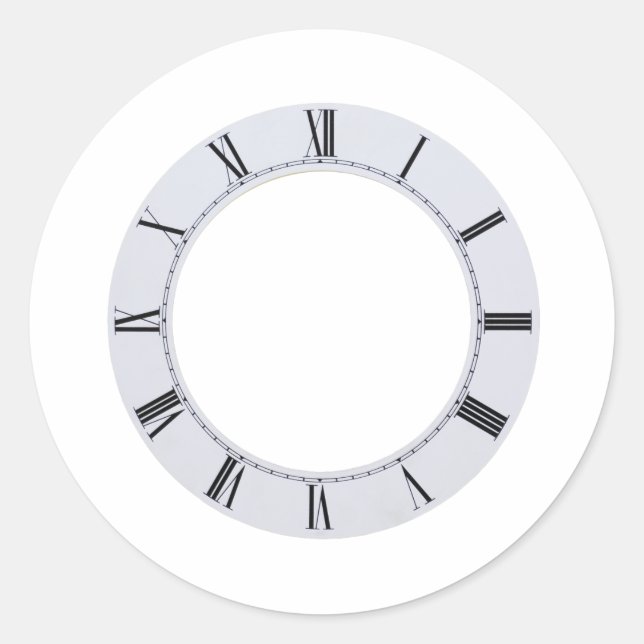 Pegatina Redonda ClockFace060709 (Anverso)