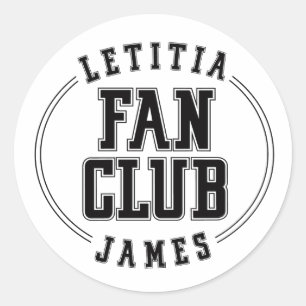 Pegatina Redonda Club de Fans de Letitia James