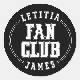 Pegatina Redonda Club de Fans de Letitia James