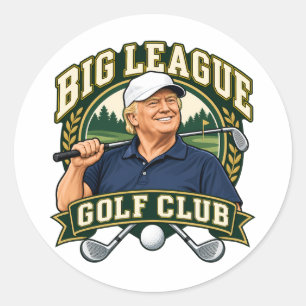 Pegatina Redonda Club de Golf de la Gran Liga