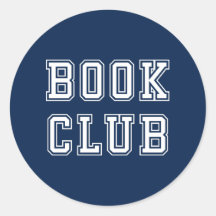 Club de libros de estilo variado con color editabl