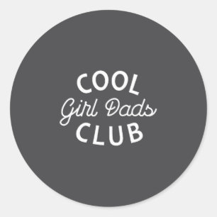 Pegatina Redonda Club de Padres Geniales Nuevo Padre Día del Padre