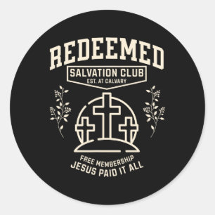 Pegatina Redonda Club Social Cristiano Oriente