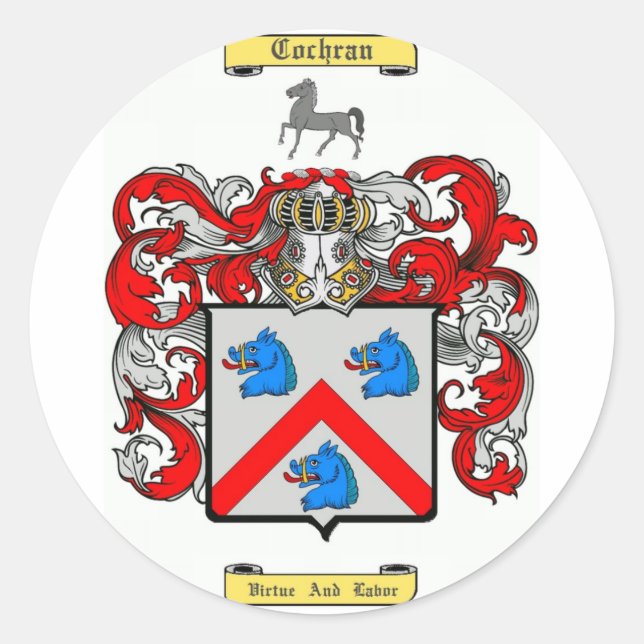 Pegatina Redonda cochino (Anverso)