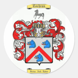 Pegatina Redonda Cochran
