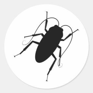Pegatina Redonda Cockroach