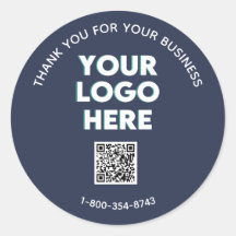 Código QR del logotipo del Personalizado de agrade