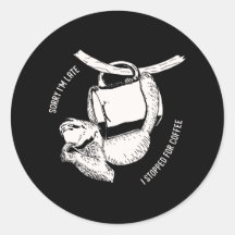 Coffee Sloth (blanco)