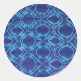 Pegatina Redonda Colas Locas Tye - Púrpura