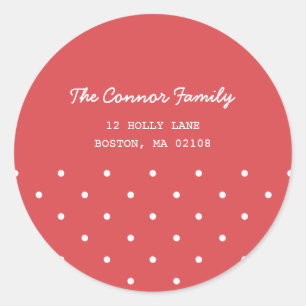 Pegatina Redonda Colección de deseos de navidades