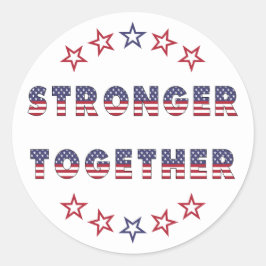 Pegatina Redonda ¡Colección de Fiestas de las Elecciones en Estados