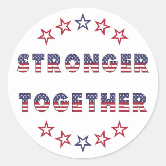 Pegatina Redonda ¡Colección de Fiestas de las Elecciones en Estados