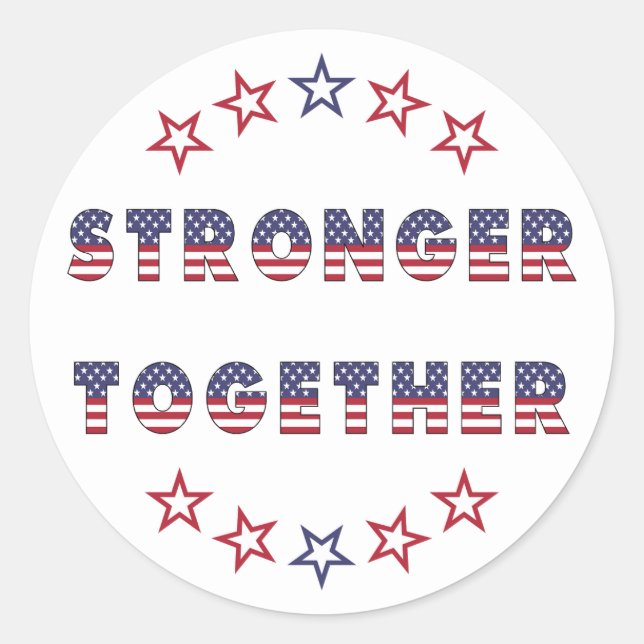 Pegatina Redonda ¡Colección de Fiestas de las Elecciones en Estados (Anverso)