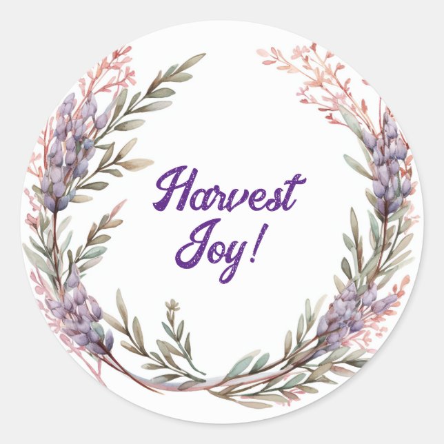 Pegatina Redonda Colección de Fiestas de Lughnasadh - Nordica de ép (Anverso)