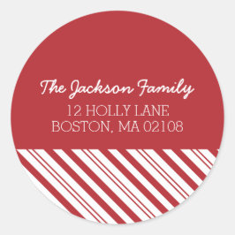 Pegatina Redonda Colección de nevadas de cerezo