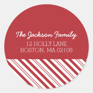 Pegatina Redonda Colección de nevadas de cerezo