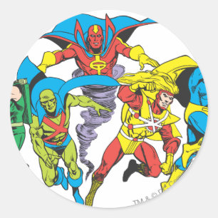 Pegatina Redonda Colección Super Powers™ 10