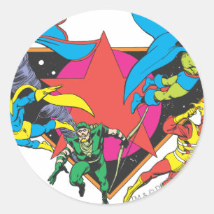 Pegatina Redonda Colección Super Powers™ 16