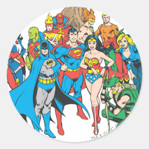 Pegatina Redonda Colección Super Powers™ 2