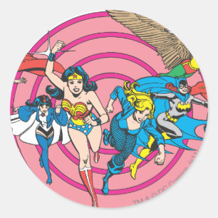 Pegatina Redonda Colección Super Powers™ 8