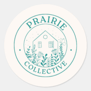 Pegatina Redonda Colectivo Denton Prairie Round Stickert