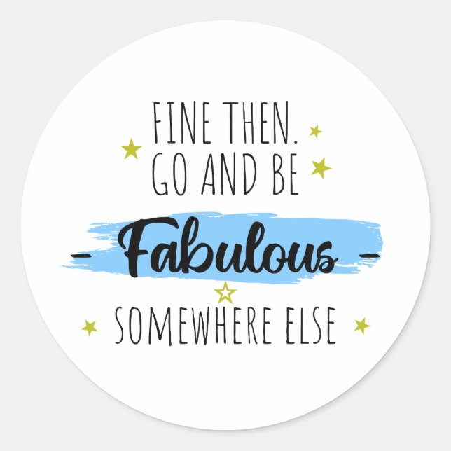 Pegatina Redonda Colega se va, se va despedida (Anverso)