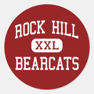 Pegatina Redonda Colina de la roca - binturong - alta - colina de
