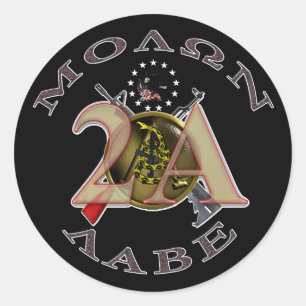 Pegatina Redonda collage