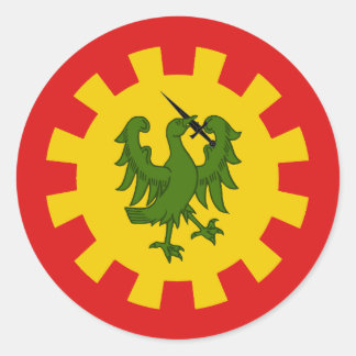 Pegatina Redonda College of Saint Christina Populace Badge