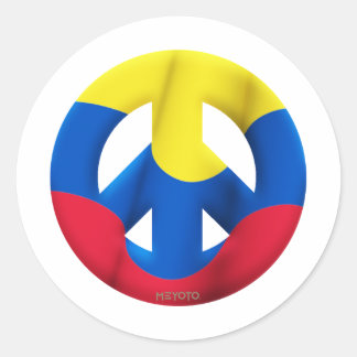 Pegatina Redonda Colombia