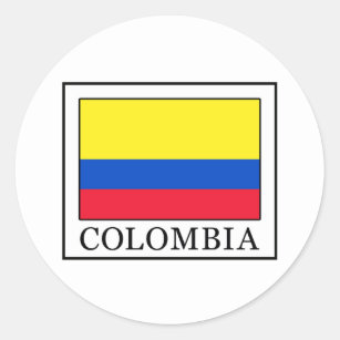 Pegatina Redonda Colombia