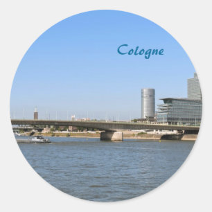 Pegatina Redonda Colonia