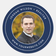 Color editable Moderno Doble borde Añadir la foto