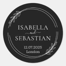 Color negro formal boda