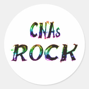 PEGATINA REDONDA COLOR ROCK CNA