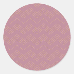 Pegatina Redonda Color rosa, sencillo, moderno, fresco, moderno pat