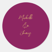 Colores de vino y oro Profesional Moderno