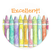 Colores Escolares Crayones Excelente Motivación de