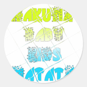 Pegatina Redonda Colores felices Hakuna Matata Hakunamatata Gift