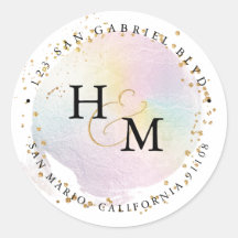 Colores holográficos guión oro Ampersand