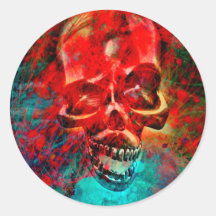 Colorful skull