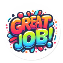 ¡Colorida recompensa gran trabajo!