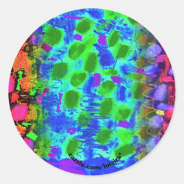 Pegatina Redonda Colorido