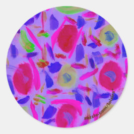 Pegatina Redonda Colorido