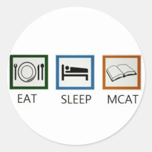 PEGATINA REDONDA COMA EL SUEÑO MCAT