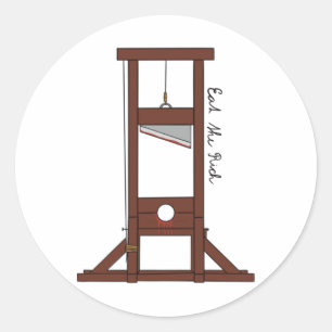 Pegatina Redonda Comer A Los Ricos