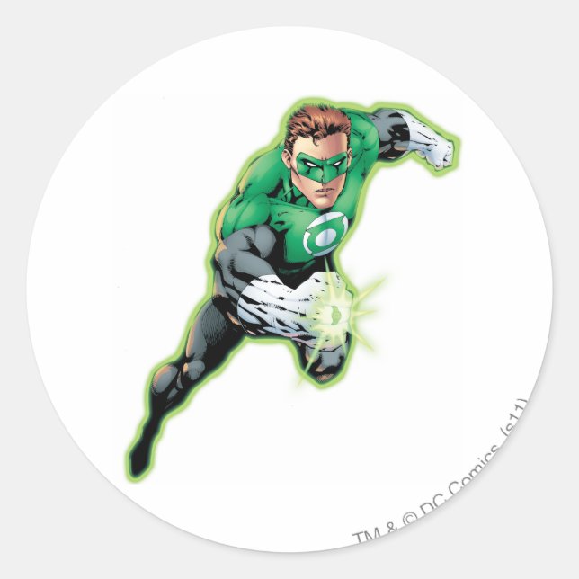 Pegatina Redonda Comic Style - Swift Jump (Anverso)