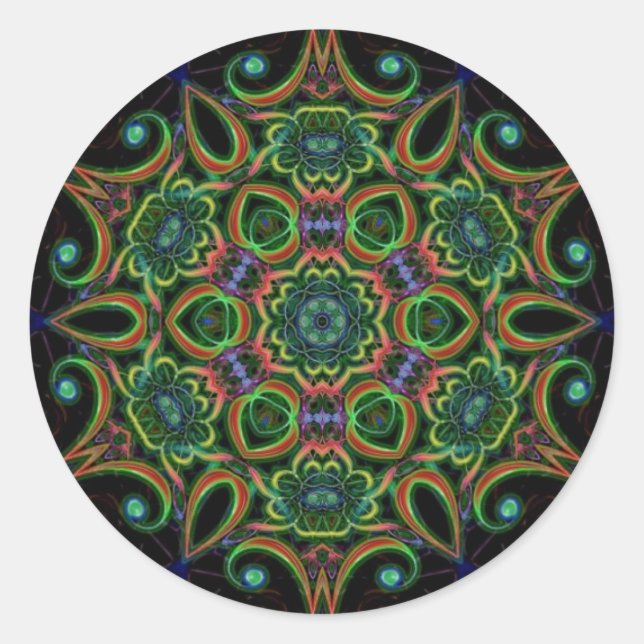 Pegatina Redonda Comida del alma (edición) (Anverso)